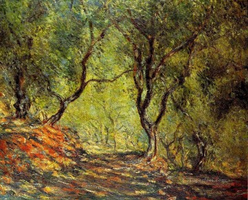  Live Art - The Olive Tree Wood in the Moreno Garden Claude Monet woods forest
